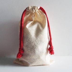 Natural 6x10 Cotton Canvas Drawstring Bags   - 6" x 10"